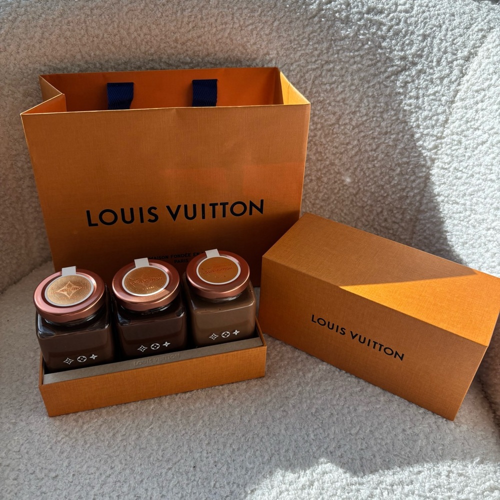 Louis Vuitton chocolate spreads set of 3